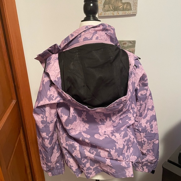Purple Patterned Women's Jacket - Picture 2 of 2